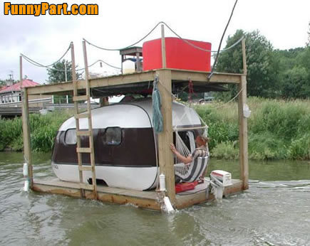 funny redneck pictures. Redneck Yacht Funny Picture